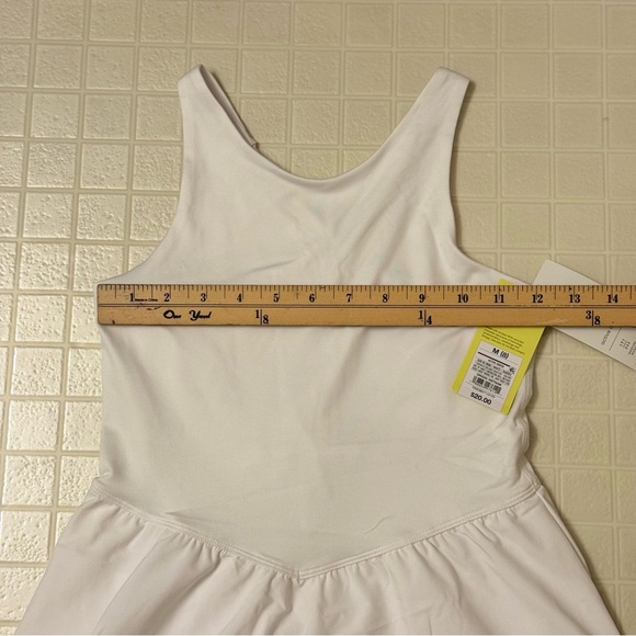 Girls' Knit Double Layer Dress - All In Motion White Size M - Picture 5 of 7